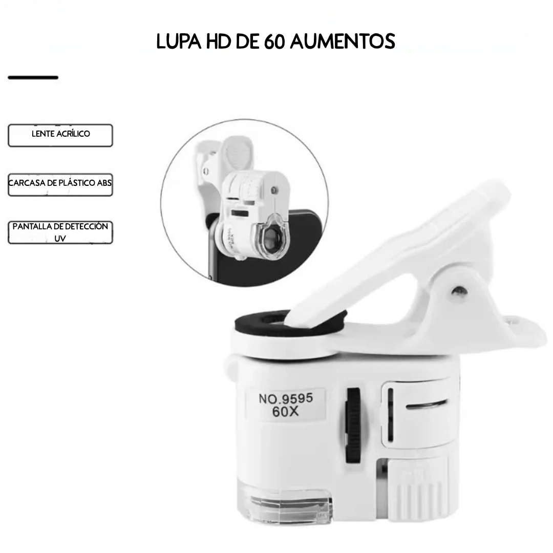 microscopio clip para celular