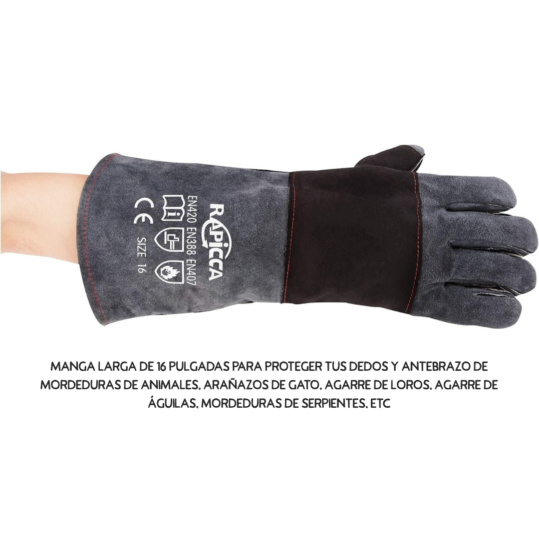 Guantes RAPICCA manejo fauna silvestre - Imagen 5