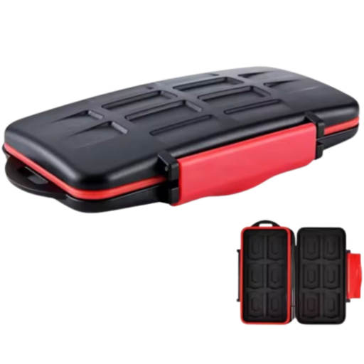 Tarjetero 12SD/24MicroSD resistente a la humedad