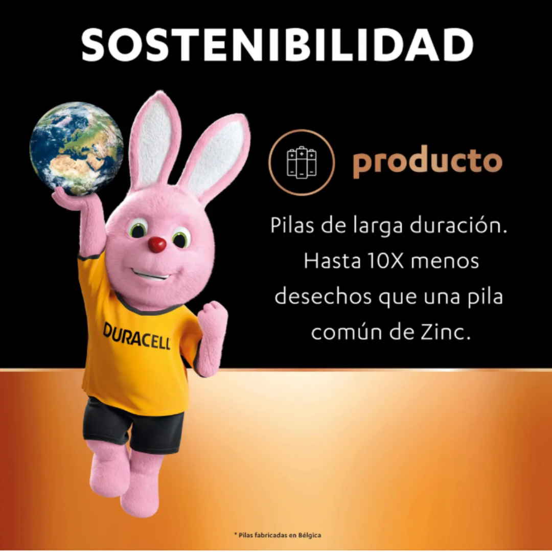 Pack 8 Pilas AA Duracel - Imagen 3