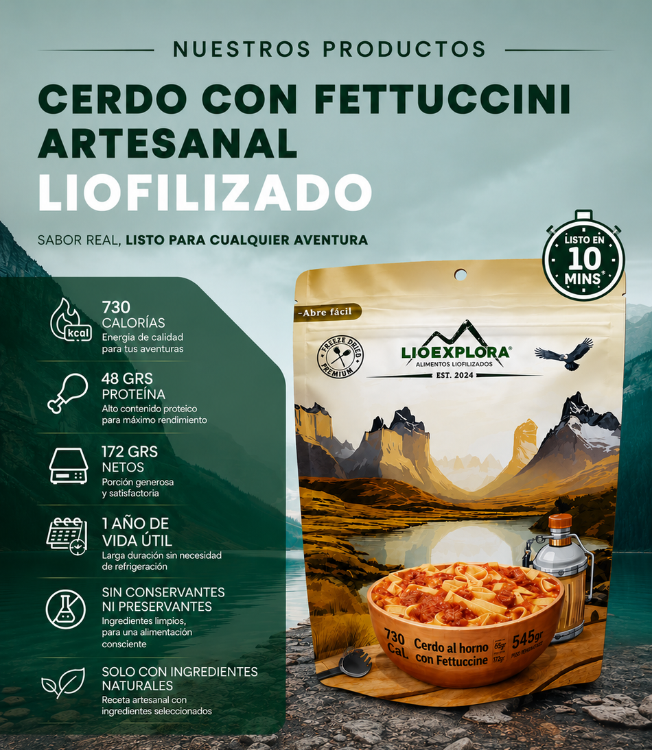 COMIDA LIOFILIZADA