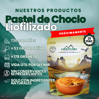 Pastel de Choclo Liofilizado | Comida para Camping